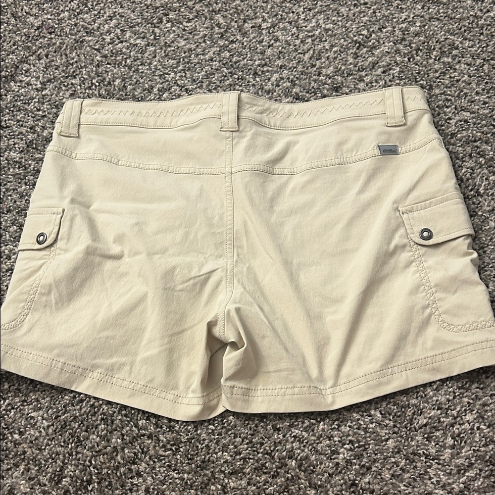 Eddie Bauer Women's Tan Cargo Shorts - Picture 6 of 7